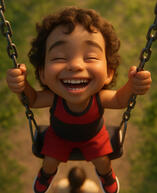 Angel "Baby" Lee™ -Character from Angels' Adventures™ Angel 'Baby' Lee™, the joyful main character from Angels' Adventures™, known for his signature phrase, "Hi, I Angel, Baby!"™ Catchphrase: "Hi, I Angel, Baby!"™ is a trademark of OMF Publishing LLC.