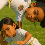 OMG Publishing Logo OMF Publishing Logo featuring children and Ephesians 5:8